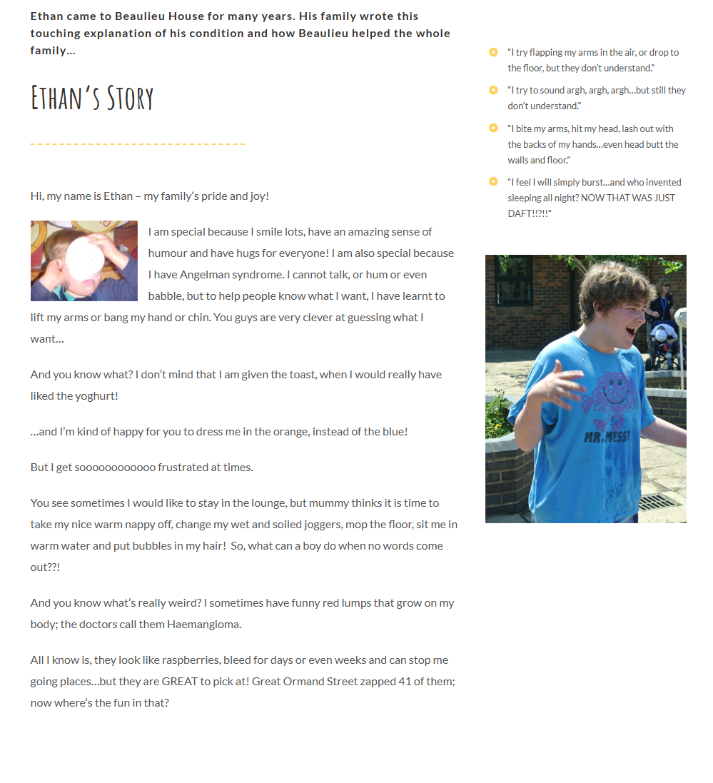 Ethan's Story